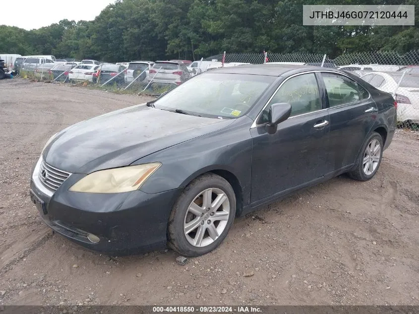 2007 Lexus Es 350 VIN: JTHBJ46G072120444 Lot: 40418550