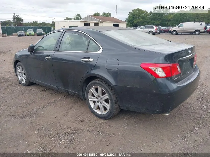 2007 Lexus Es 350 VIN: JTHBJ46G072120444 Lot: 40418550