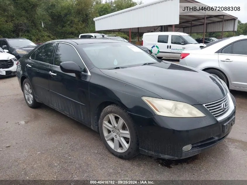 2007 Lexus Es 350 VIN: JTHBJ46G672088308 Lot: 40418782