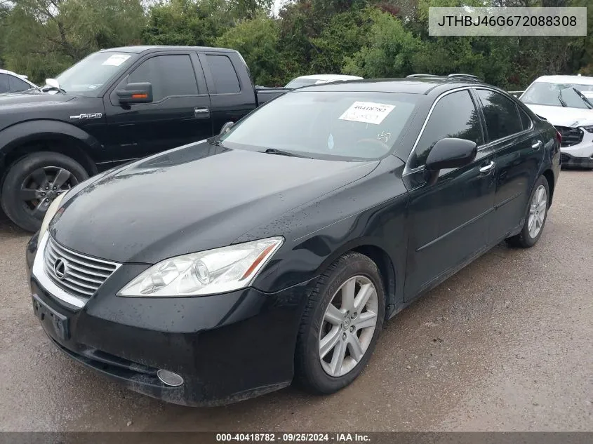 2007 Lexus Es 350 VIN: JTHBJ46G672088308 Lot: 40418782