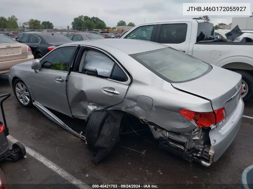 2007 Lexus Es 350 VIN: JTHBJ46G172055927 Lot: 40421703