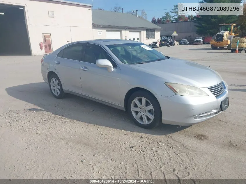 2007 Lexus Es 350 VIN: JTHBJ46G872089296 Lot: 40423614