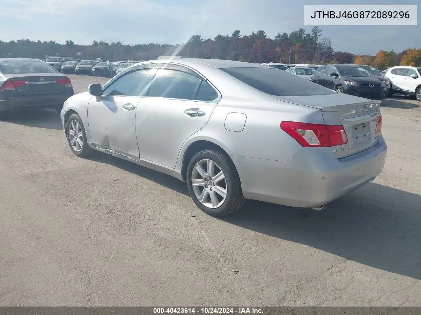 2007 Lexus Es 350 VIN: JTHBJ46G872089296 Lot: 40423614