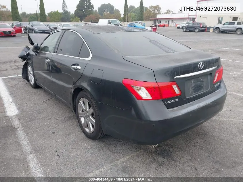 2007 Lexus Es 350 VIN: JTHBJ46G272073630 Lot: 40434489