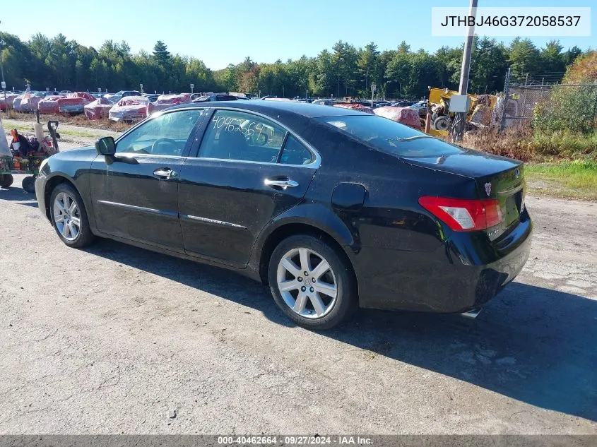 2007 Lexus Es 350 VIN: JTHBJ46G372058537 Lot: 40462664