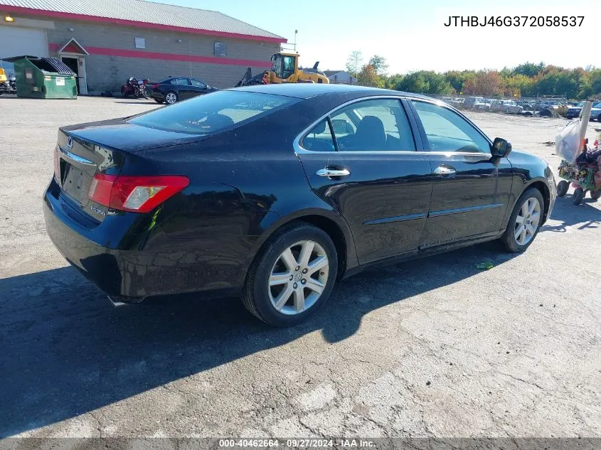 2007 Lexus Es 350 VIN: JTHBJ46G372058537 Lot: 40462664