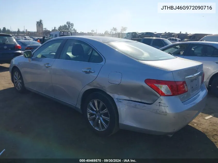 2007 Lexus Es 350 VIN: JTHBJ46G972090716 Lot: 40469570