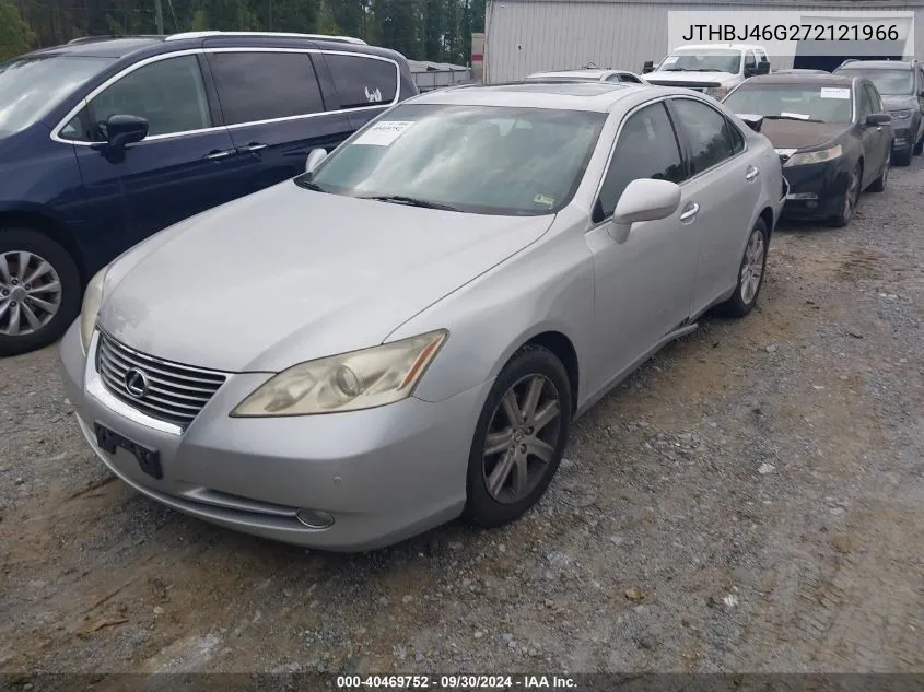 2007 Lexus Es 350 VIN: JTHBJ46G272121966 Lot: 40469752