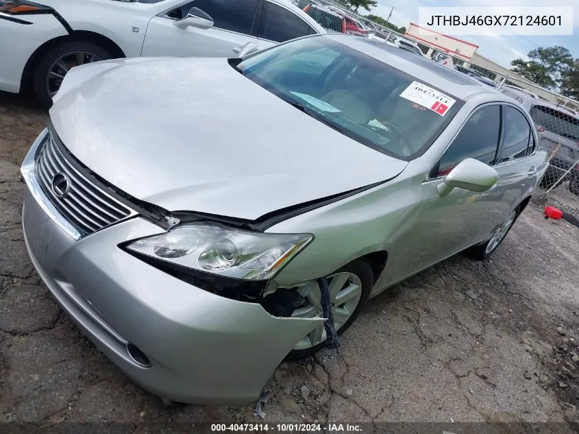 JTHBJ46GX72124601 2007 Lexus Es 350