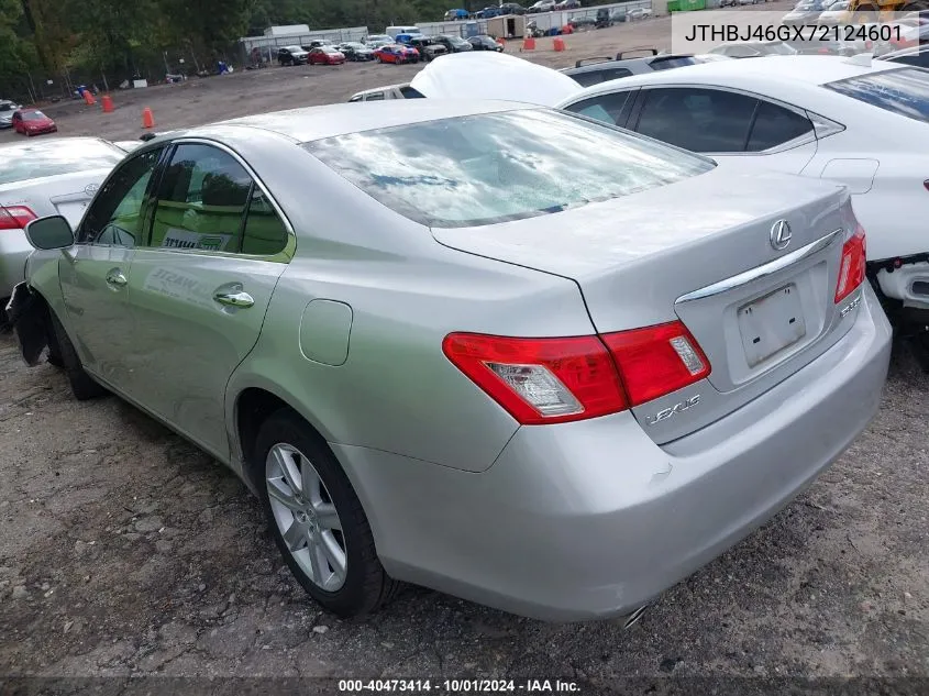 2007 Lexus Es 350 VIN: JTHBJ46GX72124601 Lot: 40473414