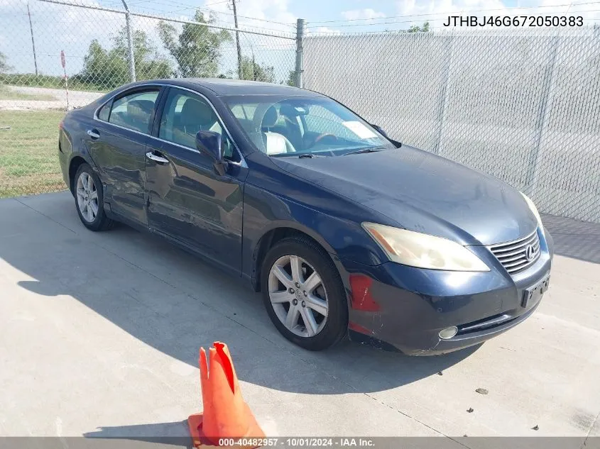 2007 Lexus Es 350 VIN: JTHBJ46G672050383 Lot: 40482957