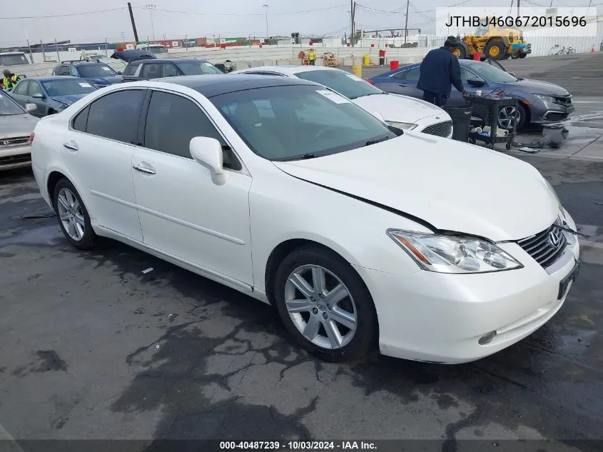 JTHBJ46G672015696 2007 Lexus Es 350