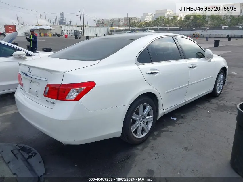 JTHBJ46G672015696 2007 Lexus Es 350