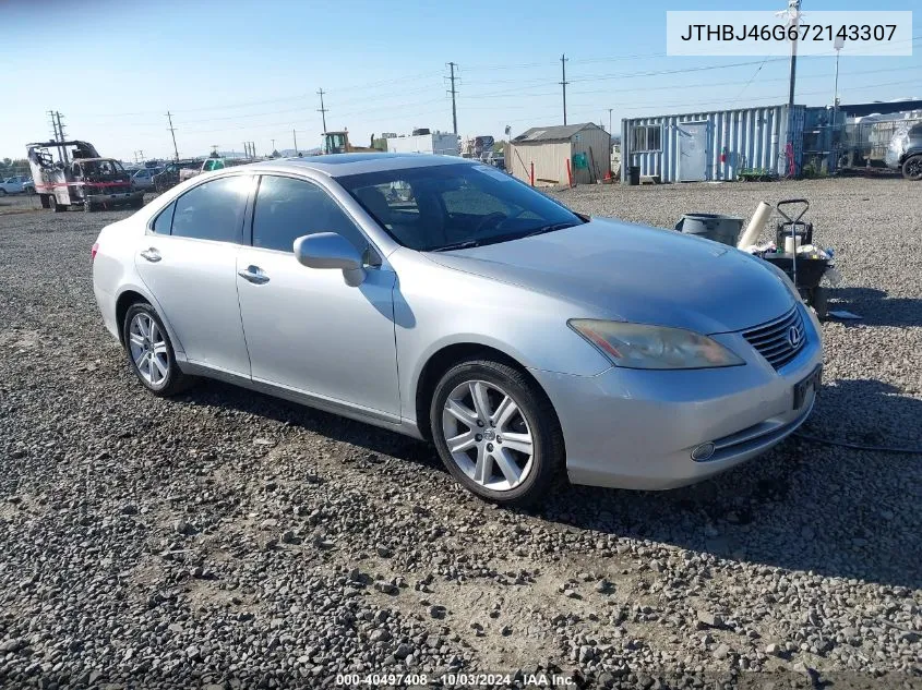 2007 Lexus Es 350 VIN: JTHBJ46G672143307 Lot: 40497408