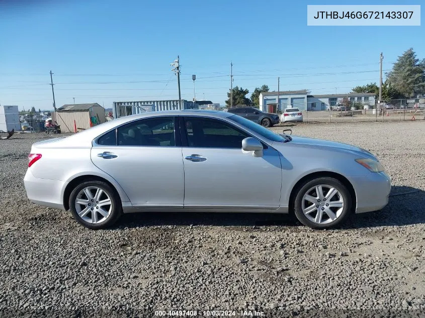 2007 Lexus Es 350 VIN: JTHBJ46G672143307 Lot: 40497408