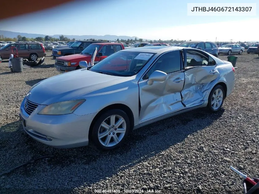 2007 Lexus Es 350 VIN: JTHBJ46G672143307 Lot: 40497408