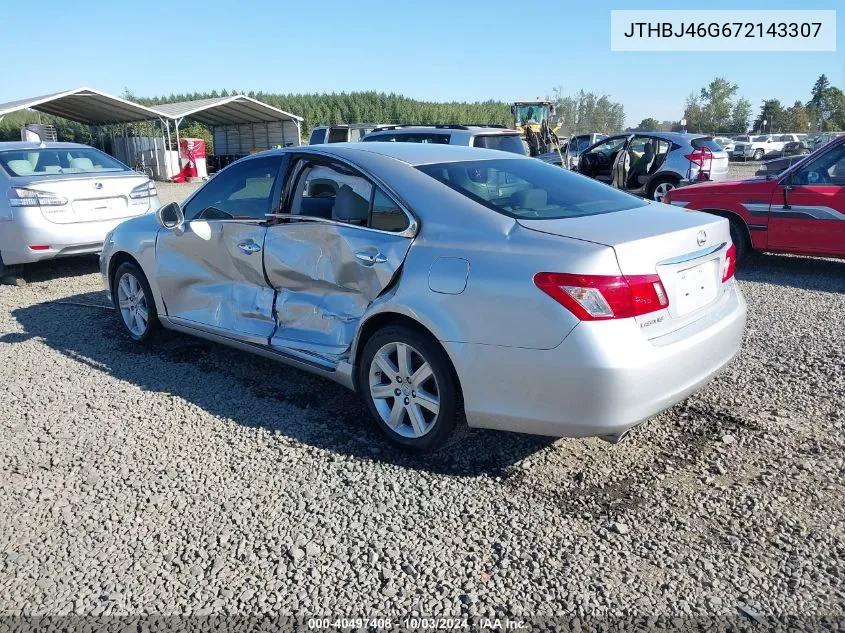 2007 Lexus Es 350 VIN: JTHBJ46G672143307 Lot: 40497408