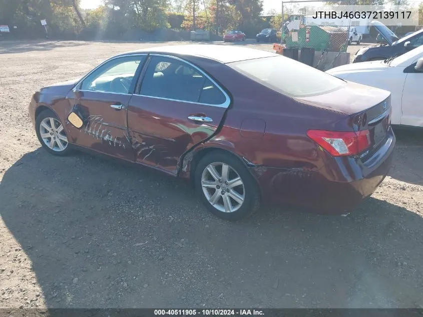 JTHBJ46G372139117 2007 Lexus Es 350