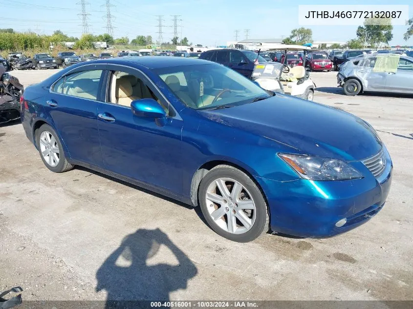 2007 Lexus Es 350 VIN: JTHBJ46G772132087 Lot: 40516001