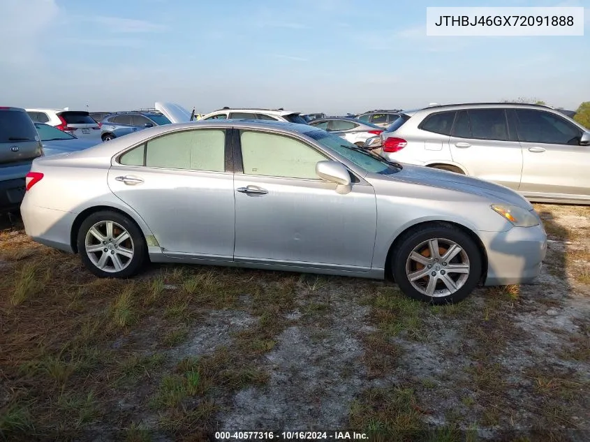 2007 Lexus Es 350 VIN: JTHBJ46GX72091888 Lot: 40577316