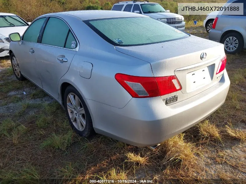 2007 Lexus Es 350 VIN: JTHBJ46GX72091888 Lot: 40577316