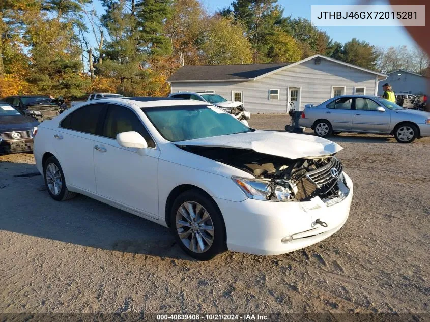 JTHBJ46GX72015281 2007 Lexus Es 350