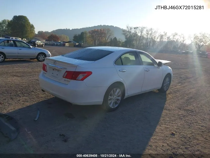 JTHBJ46GX72015281 2007 Lexus Es 350