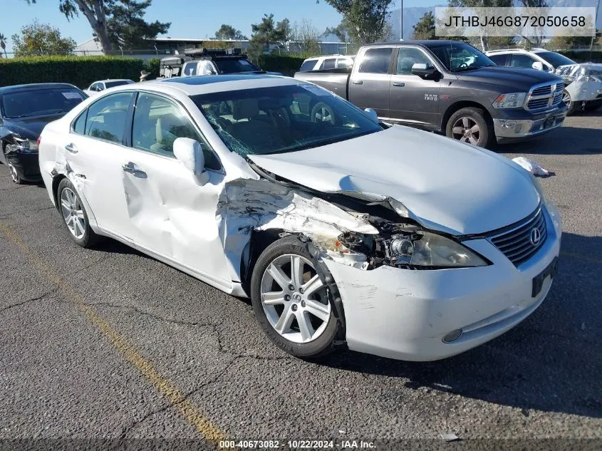 2007 Lexus Es 350 VIN: JTHBJ46G872050658 Lot: 40673082