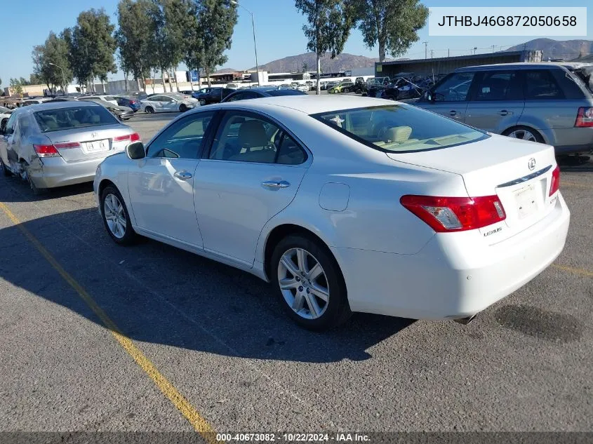 2007 Lexus Es 350 VIN: JTHBJ46G872050658 Lot: 40673082