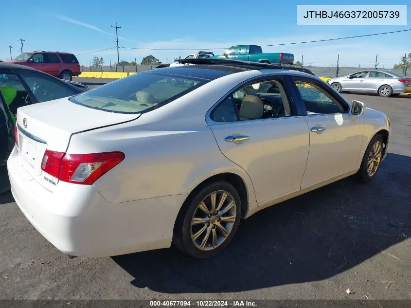 2007 Lexus Es 350 VIN: JTHBJ46G372005739 Lot: 40677094