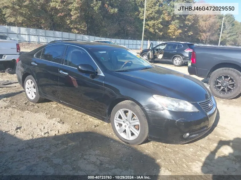 2007 Lexus Es 350 VIN: JTHBJ46G472029550 Lot: 40723763