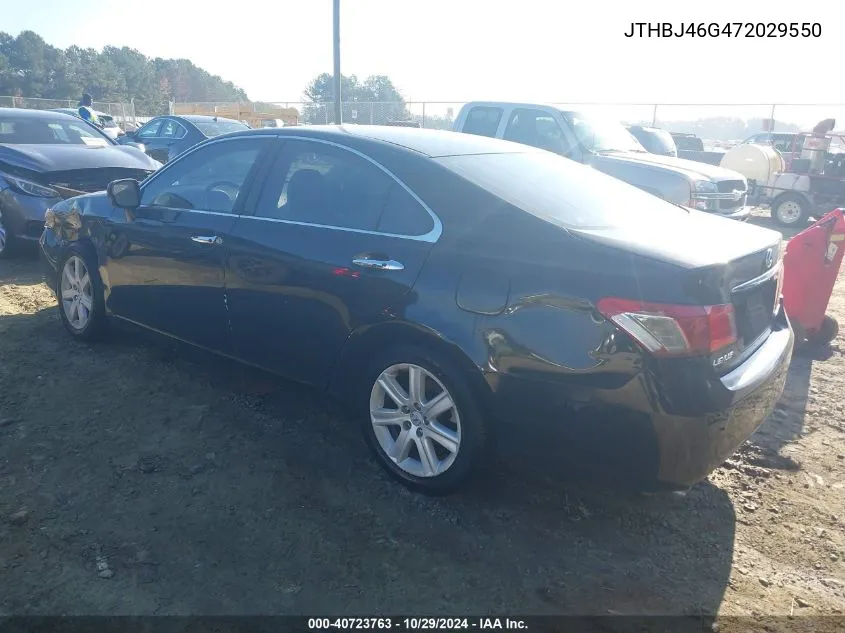 2007 Lexus Es 350 VIN: JTHBJ46G472029550 Lot: 40723763