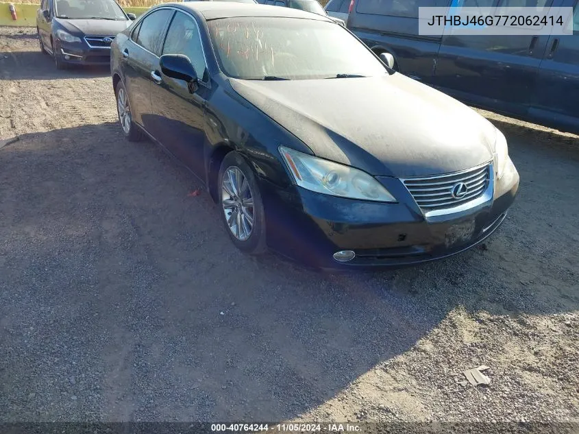 JTHBJ46G772062414 2007 Lexus Es 350 350