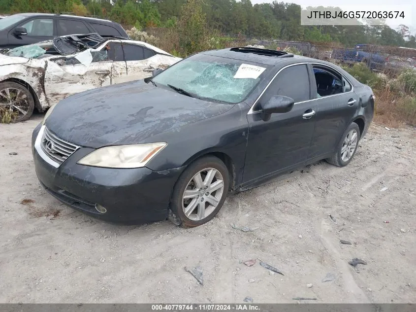 2007 Lexus Es 350 VIN: JTHBJ46G572063674 Lot: 40779744