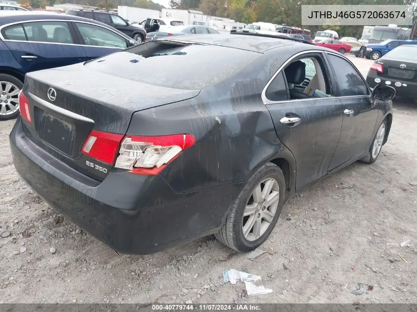 2007 Lexus Es 350 VIN: JTHBJ46G572063674 Lot: 40779744