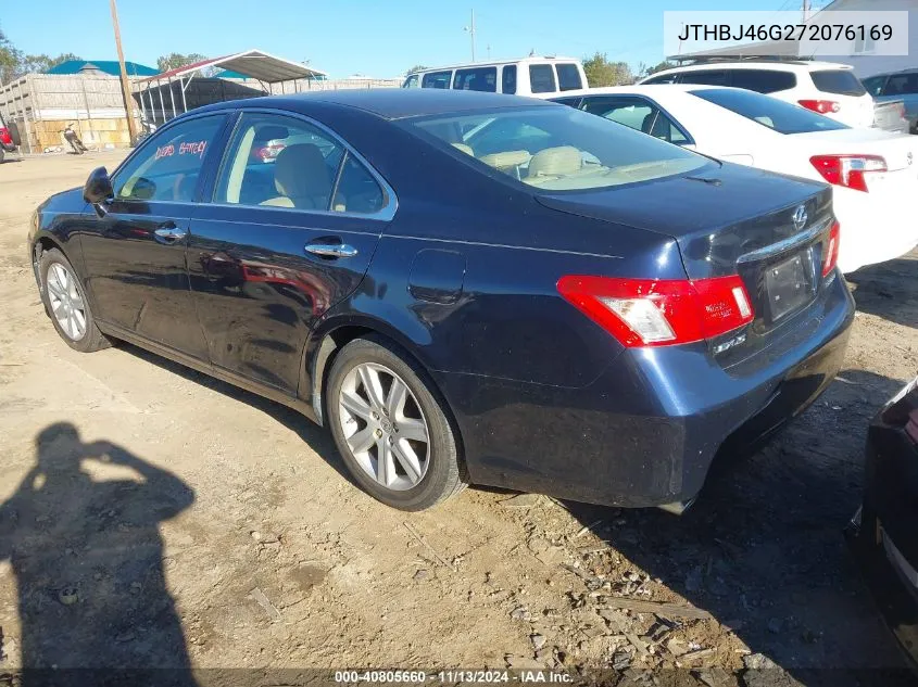 JTHBJ46G272076169 2007 Lexus Es 350