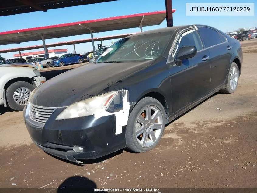 2007 Lexus Es 350 VIN: JTHBJ46G772126239 Lot: 40829183