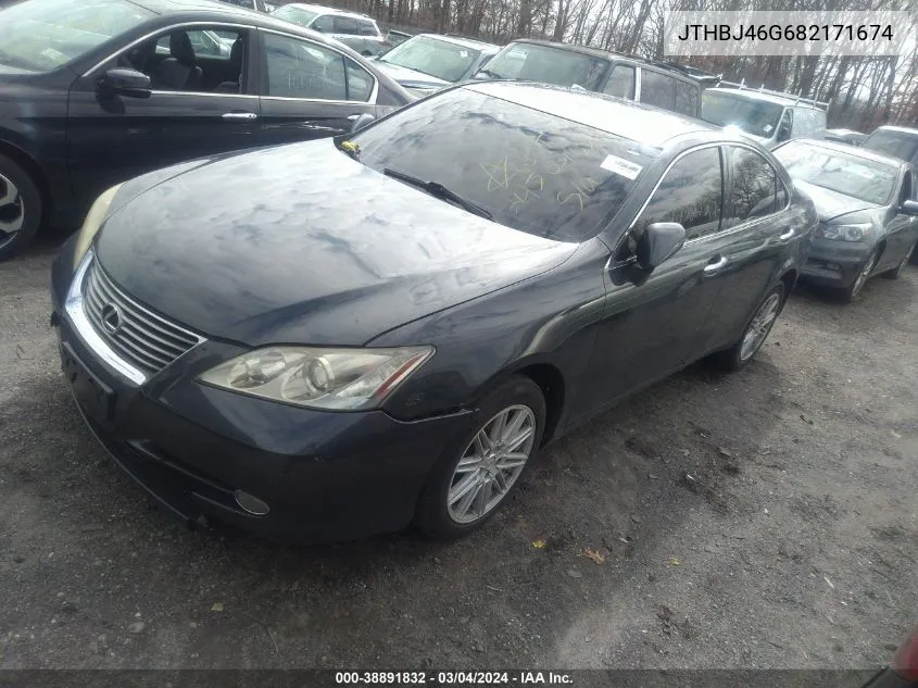 2008 Lexus Es 350 VIN: JTHBJ46G682171674 Lot: 38891832