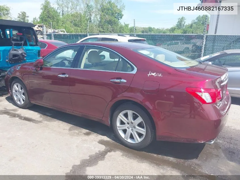 JTHBJ46G882167335 2008 Lexus Es 350