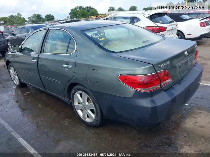 2008 Lexus Es 350 VIN: JTHBJ46G282267298 Lot: 39583457