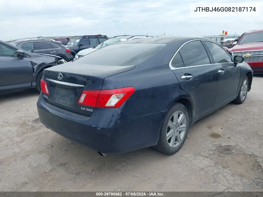 JTHBJ46G082187174 2008 Lexus Es 350