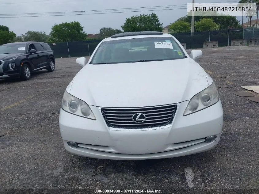 JTHBJ46G482216854 2008 Lexus Es 350