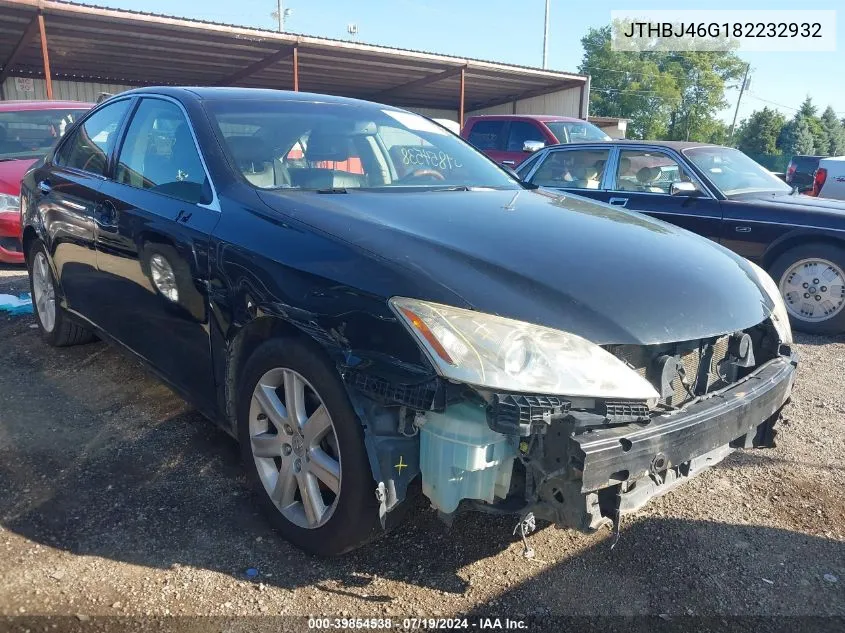 JTHBJ46G182232932 2008 Lexus Es 350