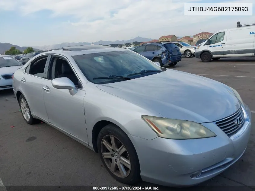 2008 Lexus Es 350 VIN: JTHBJ46G682175093 Lot: 39972685