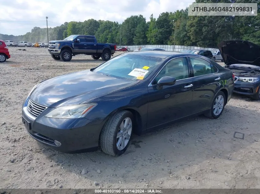 2008 Lexus Es 350 VIN: JTHBJ46G482199831 Lot: 40103160