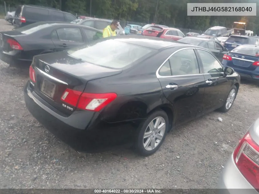 JTHBJ46G582168040 2008 Lexus Es 350