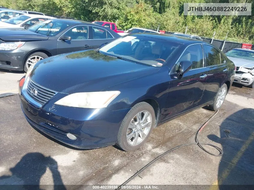 JTHBJ46G882249226 2008 Lexus Es 350