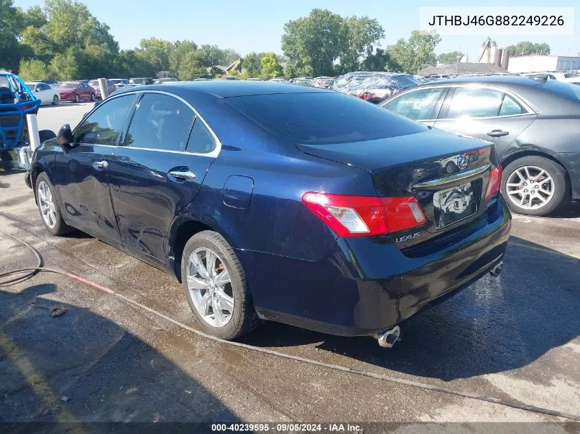 2008 Lexus Es 350 VIN: JTHBJ46G882249226 Lot: 40239595