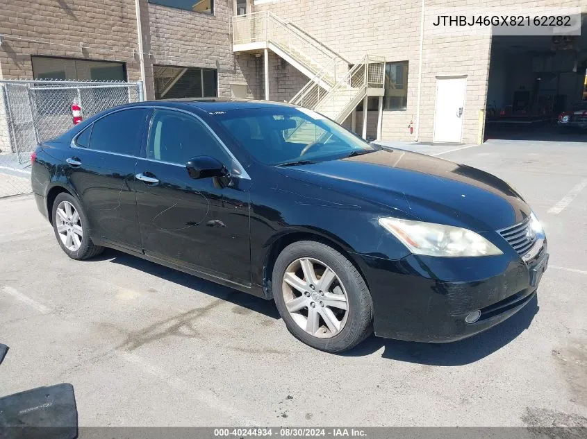 2008 Lexus Es 350 VIN: JTHBJ46GX82162282 Lot: 40244934