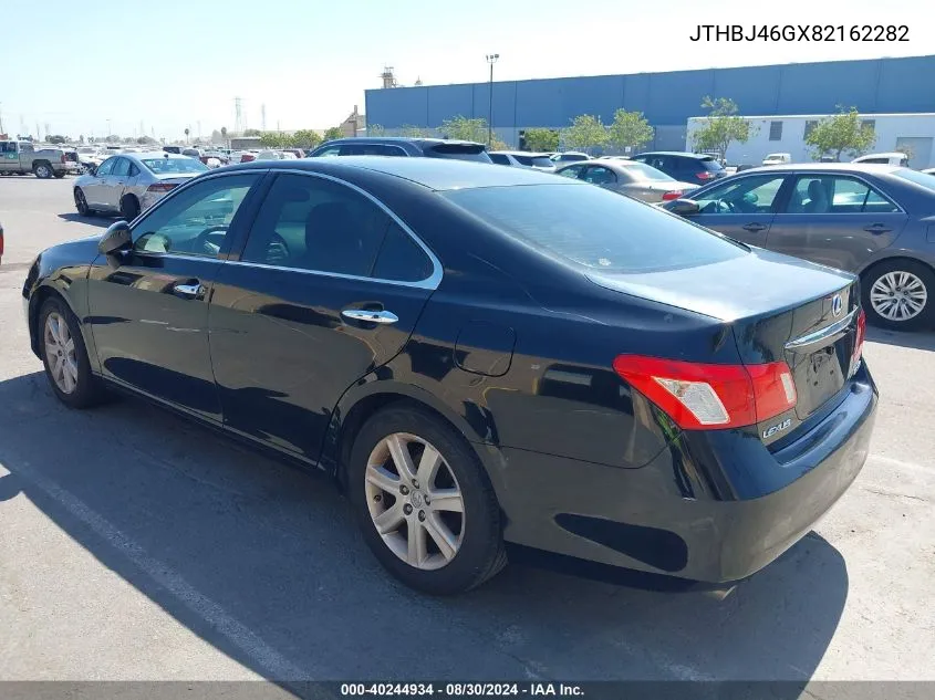 2008 Lexus Es 350 VIN: JTHBJ46GX82162282 Lot: 40244934